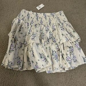 Aerie Ruffled Mini Skirt